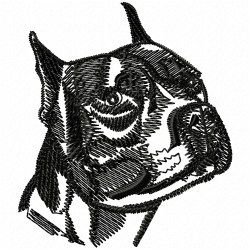 Dogs Embroidery Design 7